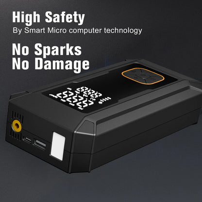 Car Jump Starter with Air Pump 4000A Jump Starter &150PSI Air Compressor, Portable Auto Power Banlk ,Tire Inflator, LED Light