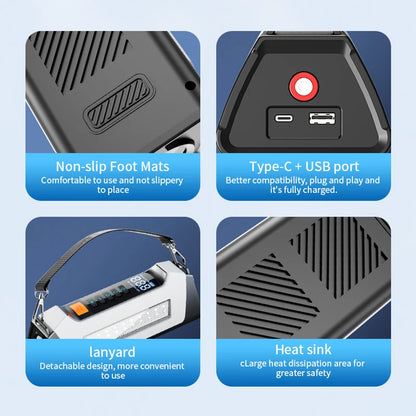 6000A 180psi 5 In1 Car Emergency Battery Pack Light 12v Booster Starting Device Capacitor Compressor Jump Starter With Air Pump