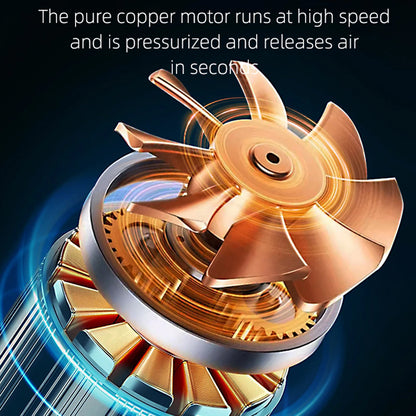 Tire Inflator with Jump Starter Portable Air Compressor Car Battery Jump Starter Electric Air Pump for Cars SUVs & Trucks