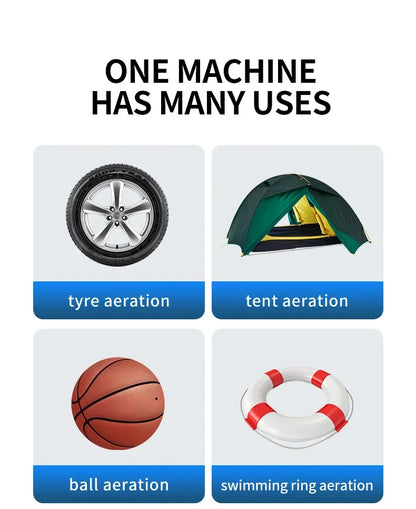 4 In 1 Car Jump Starter Air Pump Power Bank Lighting Portable Air Compressor Cars Battery Starters Starting Auto Tyre Inflator