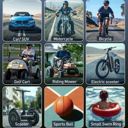 4 In 1 Car Jump Starter Power Bank 1200A 150PSI Auto Air Compressor Wireless Tire Pump Car Battery Booster Starting Device