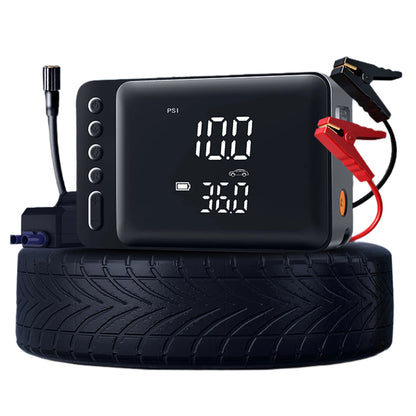 Tire Inflator with Jump Starter Portable Air Compressor Car Battery Jump Starter Electric Air Pump for Cars SUVs & Trucks