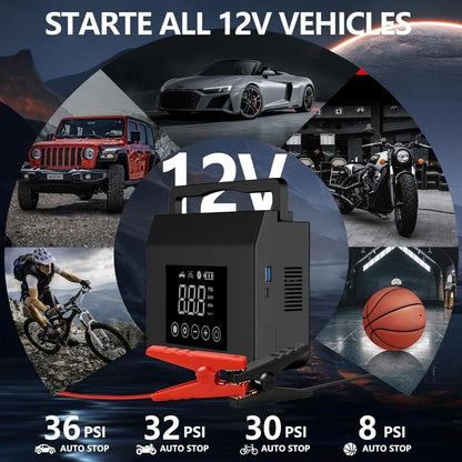 Jump Starter Air Compressor 4000A