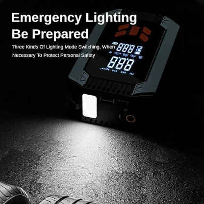 4 In 1 Portable Car Jump Starter & Air Pump 150PSI Air Compressor Power Bank Booster Car Starter Device Auto Tyre Inflator