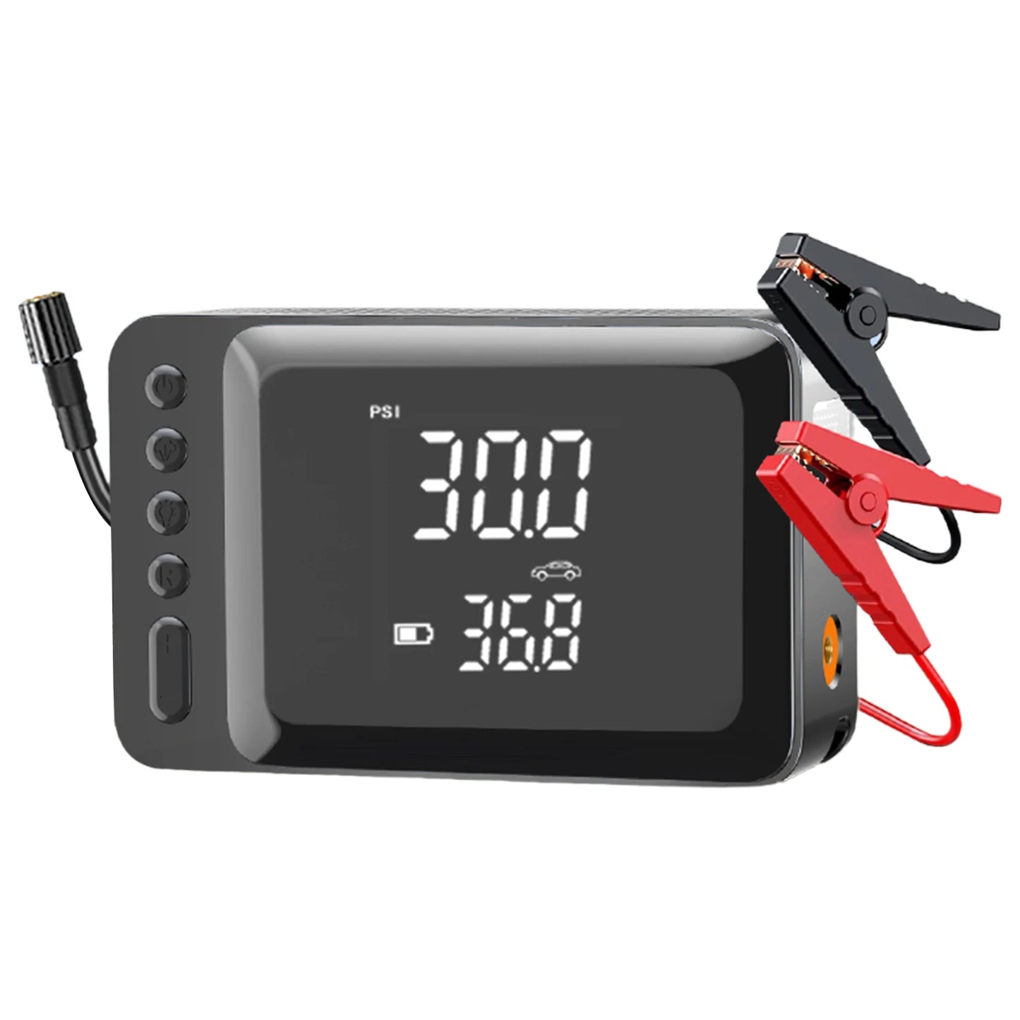 Tire Inflator with Jump Starter Portable Air Compressor Car Battery Jump Starter Electric Air Pump for Cars SUVs & Trucks